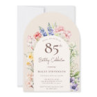 Floral Garden Arch Whimsical Beige 85th Birthday