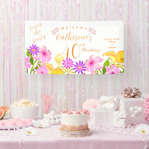 Floral Garden Banner