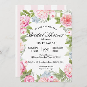 Floral Garden Bridal Shower Invitation
