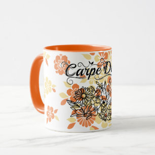 Floral Garden Carpe Diem Mug