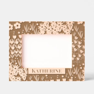 Floral Garden Etched Frames