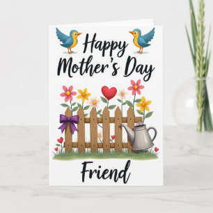 Floral Garden Mothers Day Love Card