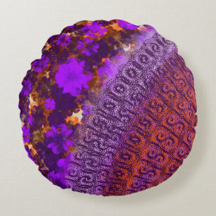 Floral Garden Round Cushion