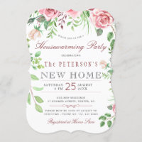 Floral Garden Summer Housewarming Party