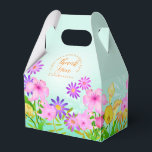 Floral Garden Tent Favour Box<br><div class="desc">Attractive floral  design.</div>