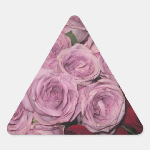 Floral Garden Triangle Sticker