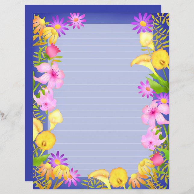 Floral Garden Violet (Front/Back)