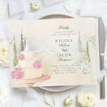 Floral garden wedding decoration
