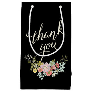 Floral Garden Wedding Thank You Favour Gift Bags