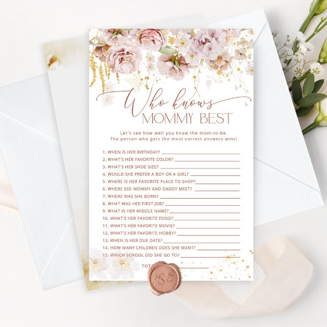 Floral garden who knows mummy best game (Creator Uploaded)