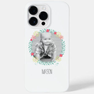 Floral Garland New Baby Photo Case-Mate iPhone 14 Pro Max Case