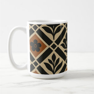 Floral Geometric Coffee Mug