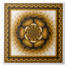 Floral geometric ornament