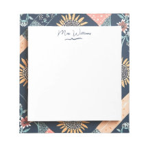 Floral Geometric Pattern Personalised Teacher Gift