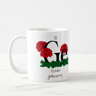 Floral Germanium Element Coffee Mug