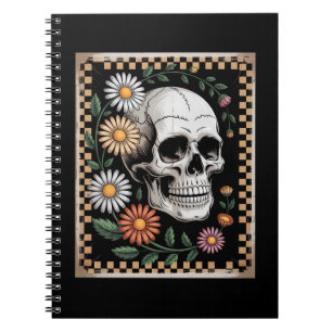 Floral Ghost Fall Boho Halloween 2 Notebook