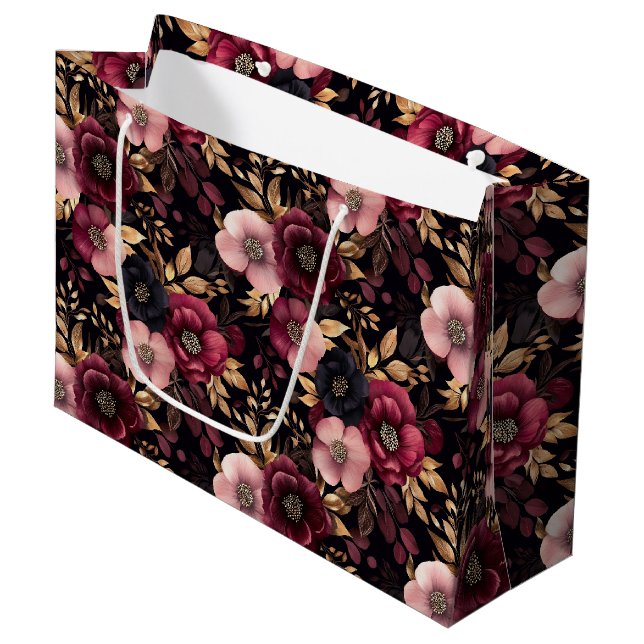 Floral Gift Bag (Front Angled)