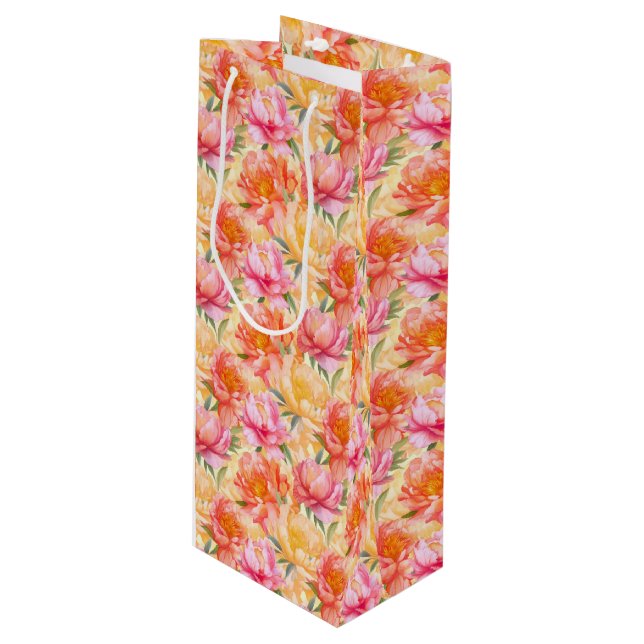 Floral Gift Bag (Front Angled)