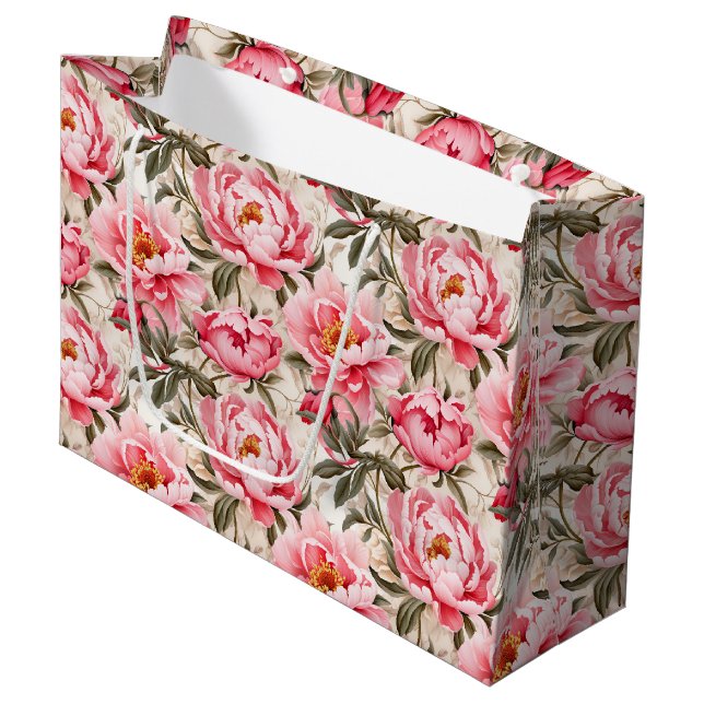 Floral Gift Bag (Front Angled)