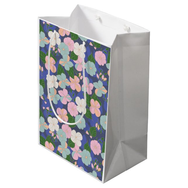 Floral Gift Bag (Back Angled)