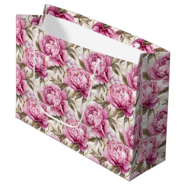 Floral Gift Bag (Front Angled)