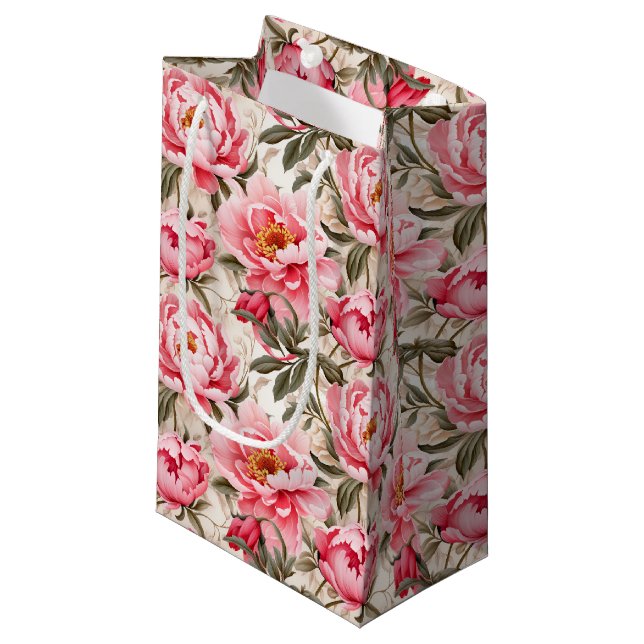 Floral Gift Bag (Front Angled)