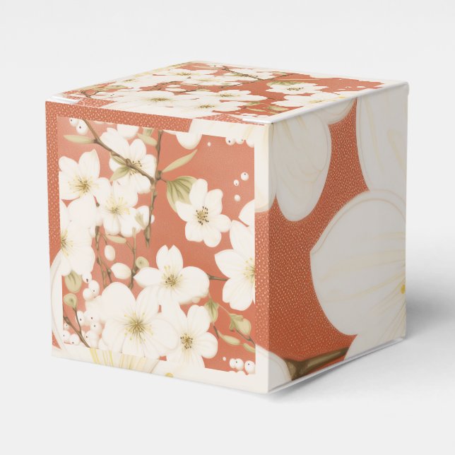 "Floral Gift Box" Favour Box (Front Side)