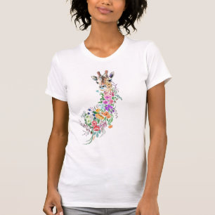 Floral Giraffe T-Shirt