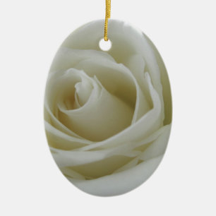 Floral Glow Ceramic Ornament
