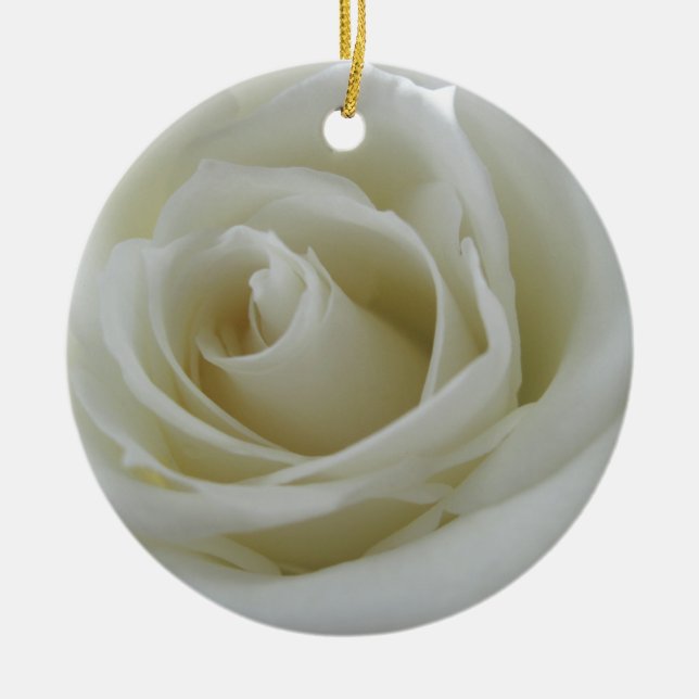 Floral Glow Ceramic Tree Decoration (Front)