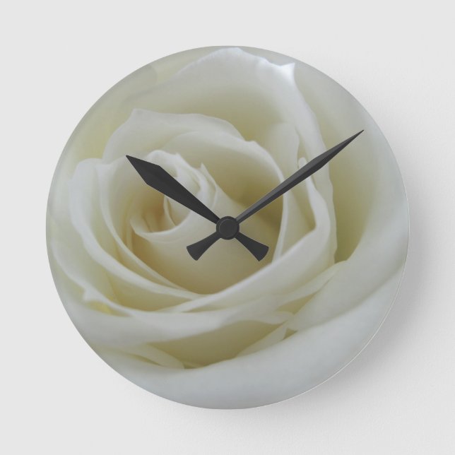 Floral Glow Round Clock (Front)