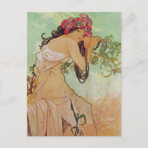 Floral Goddess Postcard