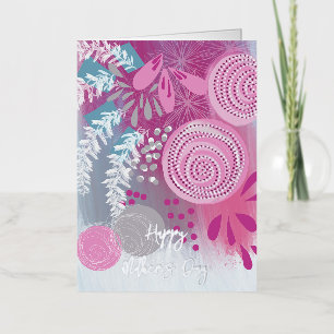 Floral Gold Foil Mother's Day Greeting Card