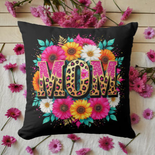 floral gold mom cushion