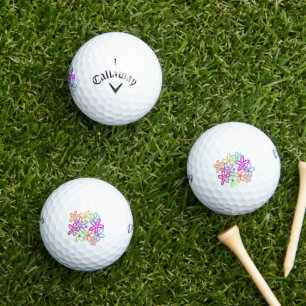 Floral Golf Balls