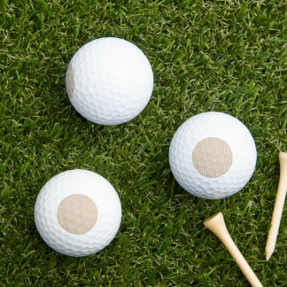 Floral golf balls