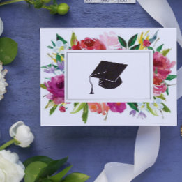 Floral Graduate Congratulations Card