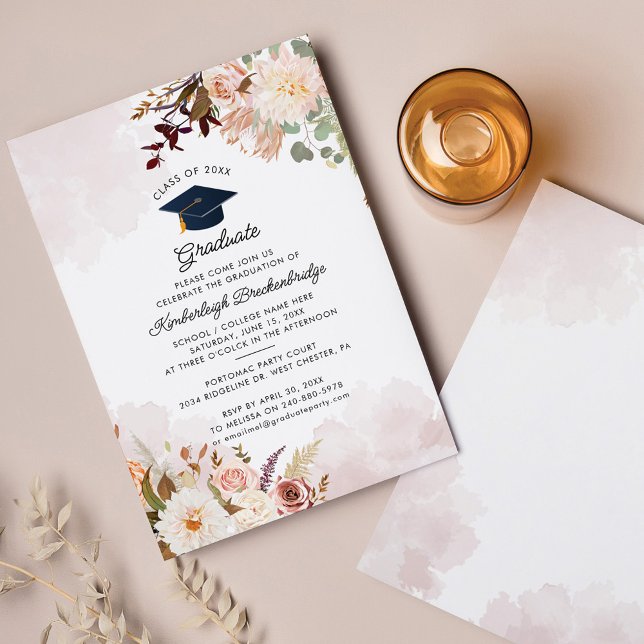 Floral Graduation 2025 Party Invitation (Creator Uploaded)
