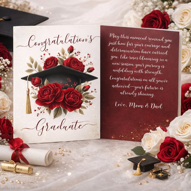 Floral Graduation Card (Creator Uploaded)