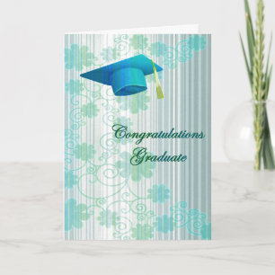 Floral Graduation Greeting Card
