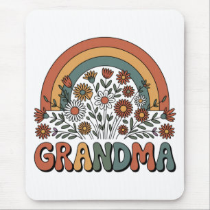 Floral Grandma Mouse Pad