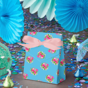 Floral Graphic Pattern Favour Box
