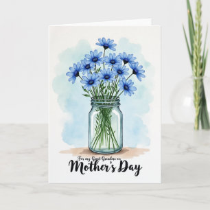 Floral Great Grandma Mothers Day Card