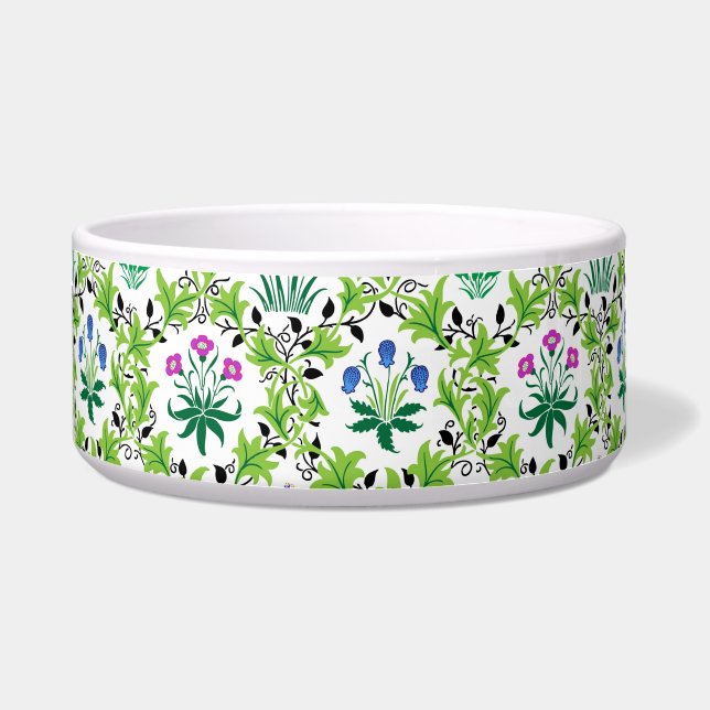 Floral Green Background Pattern-15232 (Front)