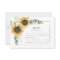 Floral Greenery Sunflower Wedding