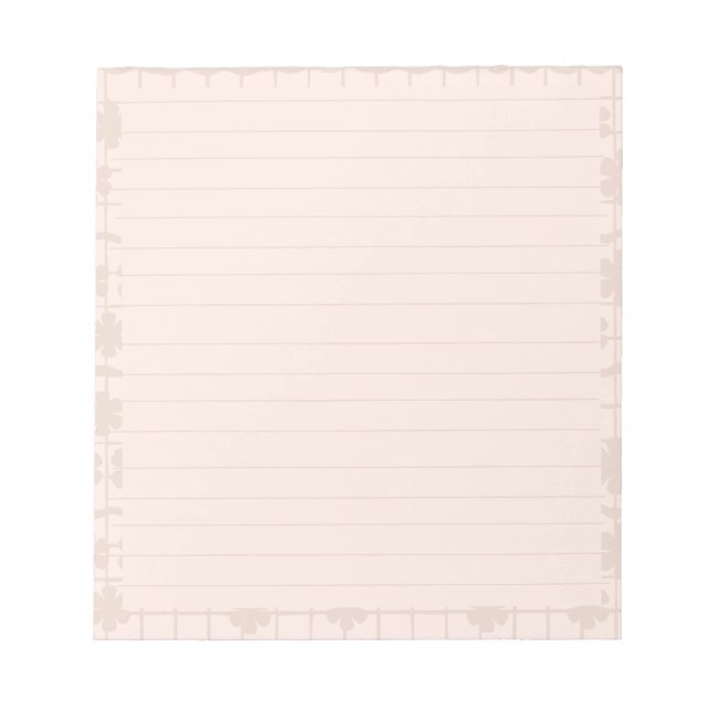 Floral Grid Notepad (Front)