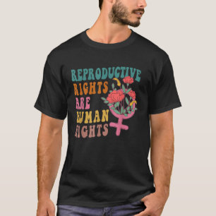 Floral Groovy Reproductive Women Human Rights Femi T-Shirt