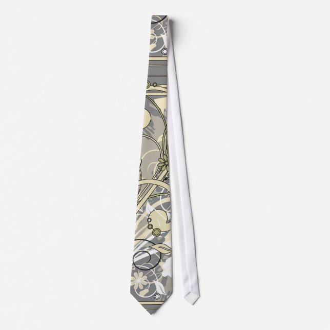 floral grunge tie (Front)