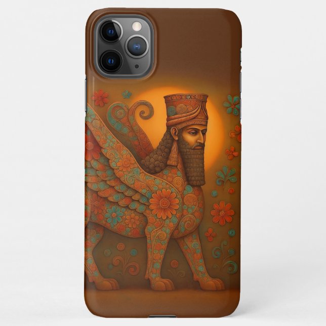 Floral Guardian of Ashur Phone Case (Back)