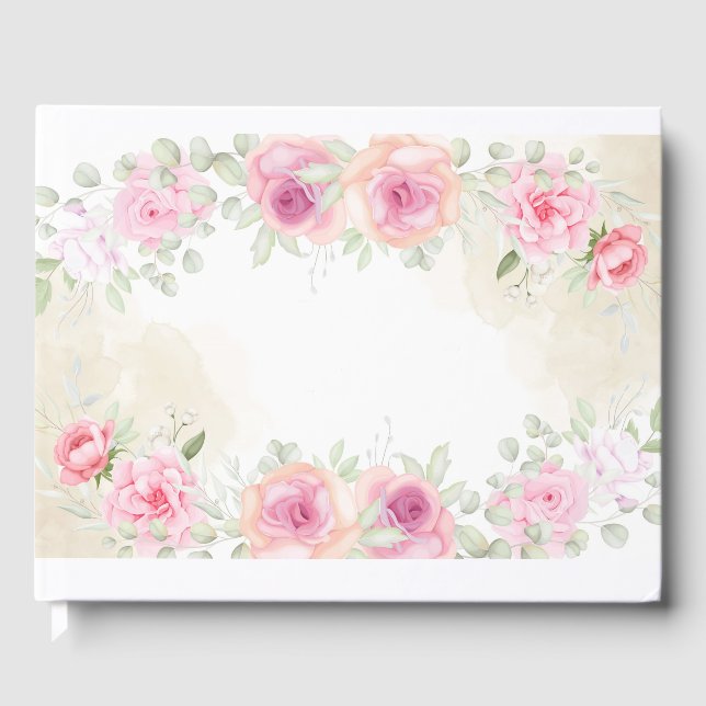 Floral Guest Book (Front)